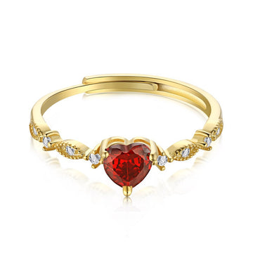 HEART OF GOLD ADJUSTABLE RING