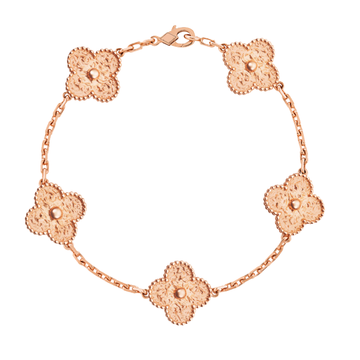 Brazalete de ámbar - Roségold