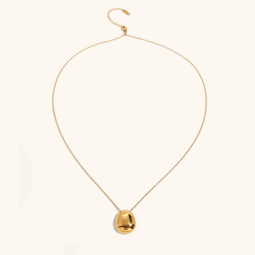 Claribel Gold Dome Necklace