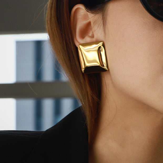 Fischer Chunky Pillow Earrings
