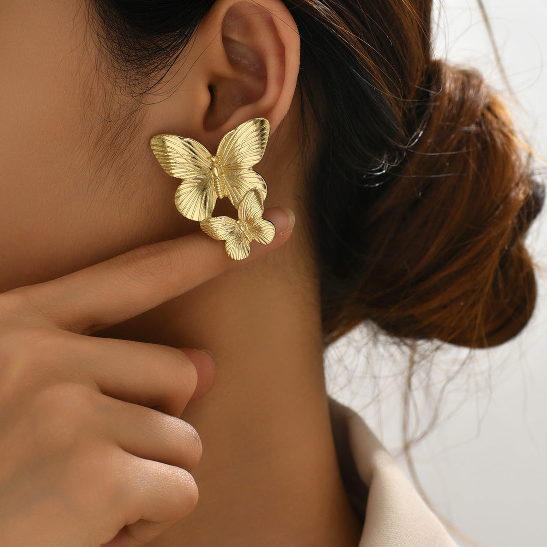 Butterfly Gold Earrings