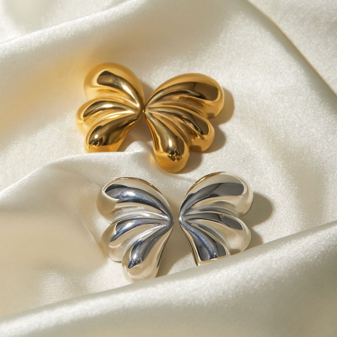 Liesel Gold Butterfly Earrings