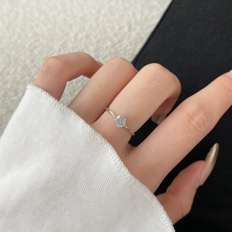 SIMPLY SOLITAIRE ADJUSTABLE RING