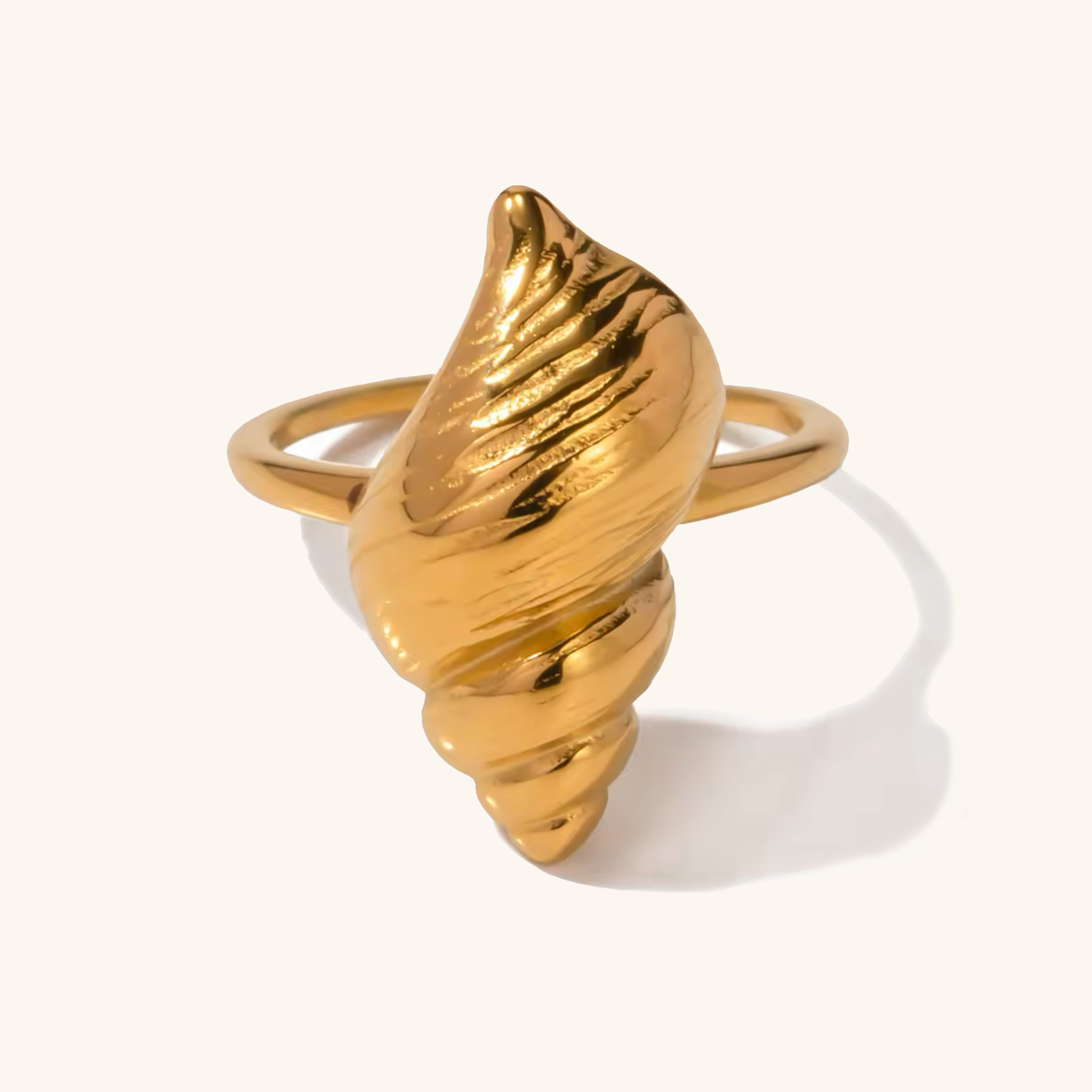 Ohana Sea Conch Gold Ring