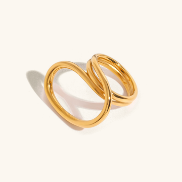 Meri Contemporary Gold Ring