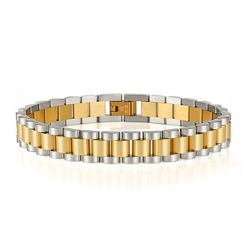 Juliana Doppeltes Uhren Armband - Gold / Silber